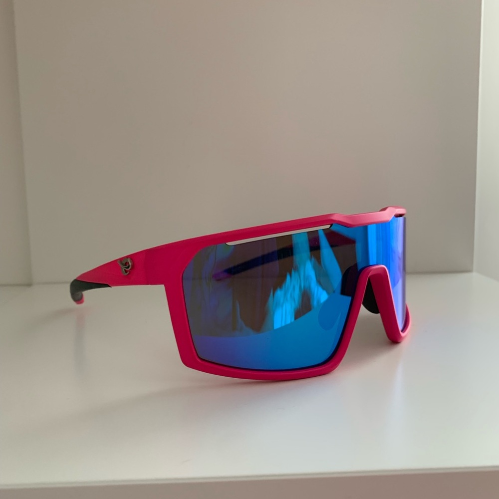 Hot Pink Barbie Shield Sunglasses